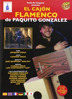 Cajón Flamenco Paquito González – El cajón flamenco de Paquito González (2 DVDs + Libro)