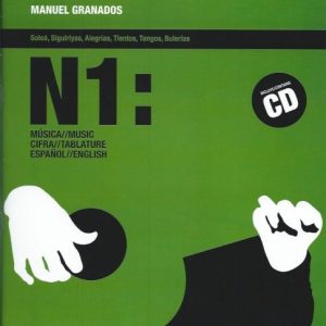 Guitarra Flamenca Manuel Granados – Manual didáctico de la guitarra flamenca vol. 1 (Libro + CD)