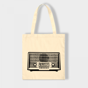 Merchandise Bolsa de tela “Radio” en color natural