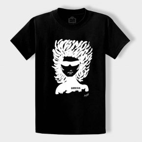 Camisetas Camiseta de Enrique Morente «Omega» para Hombre en Negro
