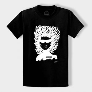 Camisetas Camiseta de Enrique Morente «Omega» para Hombre en Negro