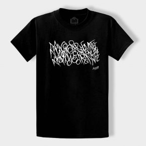 Camisetas Camiseta de Enrique Morente “Letras” para Hombre en Negro
