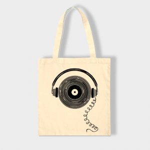 Bolsas Bolsa de tela «Musica» en color natural