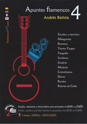 CD Andrés Batista – Apuntes flamencos vol. 4 (Libro + CD)