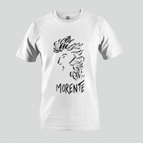 Camisetas Camiseta de Enrique Morente para Hombre en Blanco