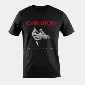 Camisetas Camiseta Camarón de la Isla para Hombre en Negro “Reencuentro”