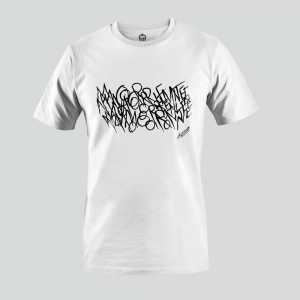 Camisetas Camiseta de Enrique Morente «Letras» para Hombre en Blanco