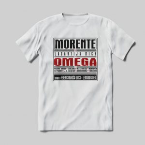 Merchandise Camiseta de Enrique Morente Portada Omega para Hombre en Blanco
