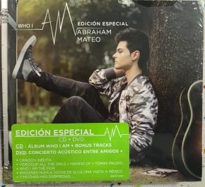 CD Abraham Mateo – Who I Am. Edición Especial. CD + DVD