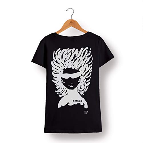 Camisetas Camiseta de Enrique Morente “Letras” para Hombre en Negro