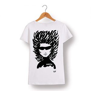 Merchandise Camiseta de Enrique Morente “Omega” para Mujer en Blanco