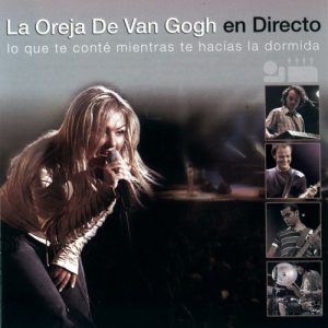 CD La Oreja de Van Gogh – En Directo. Lo que te conté mientras te hacías la dormida. CD + DVD