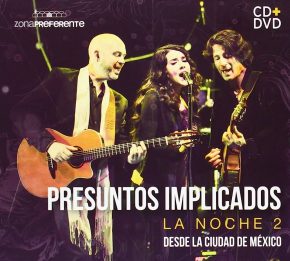 CD Presuntos Implicados – La Noche 2. Desde la Ciudad de México. CD + DVD